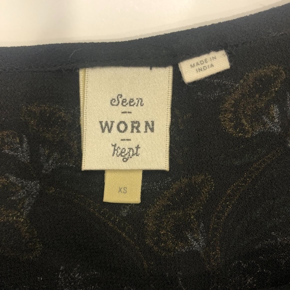 SEEN WORN KEPT Anthropologie Embroidered Bethany Blouse Top - Picture 7 of 7